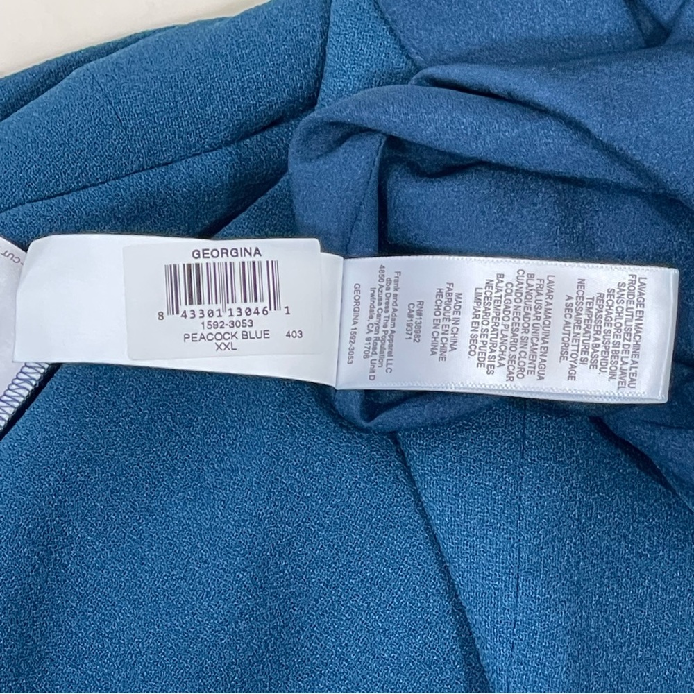 Dress the Population - Georgina - Peacock Blue - Picture 10 of 10